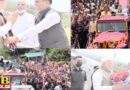 Prime Minister Narendra Modi was given a grand welcome on his arrival in Dharamsala