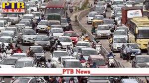 breaking news security tightened after announcement bharat bandh heavy jam at gurugram delhi border