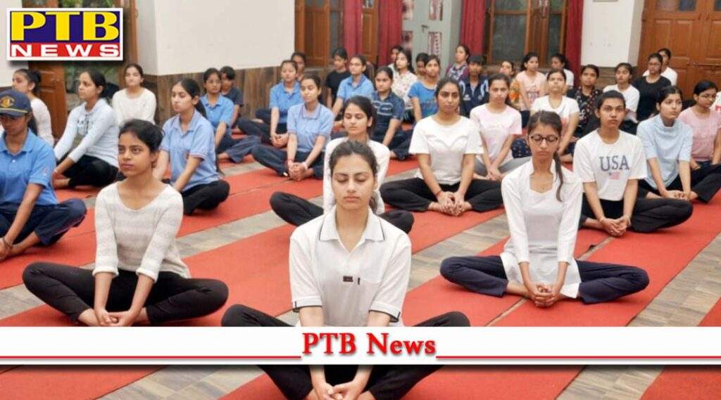 KMV celebrates International Yoga Day with full zeal and enthusiasm