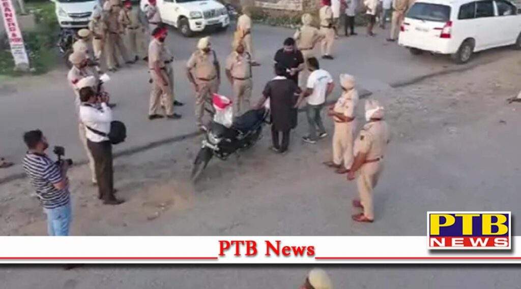 police raid early the morning four hundred police employees officers searched house from qazi mandi surya enclave Jalandhar Punjab