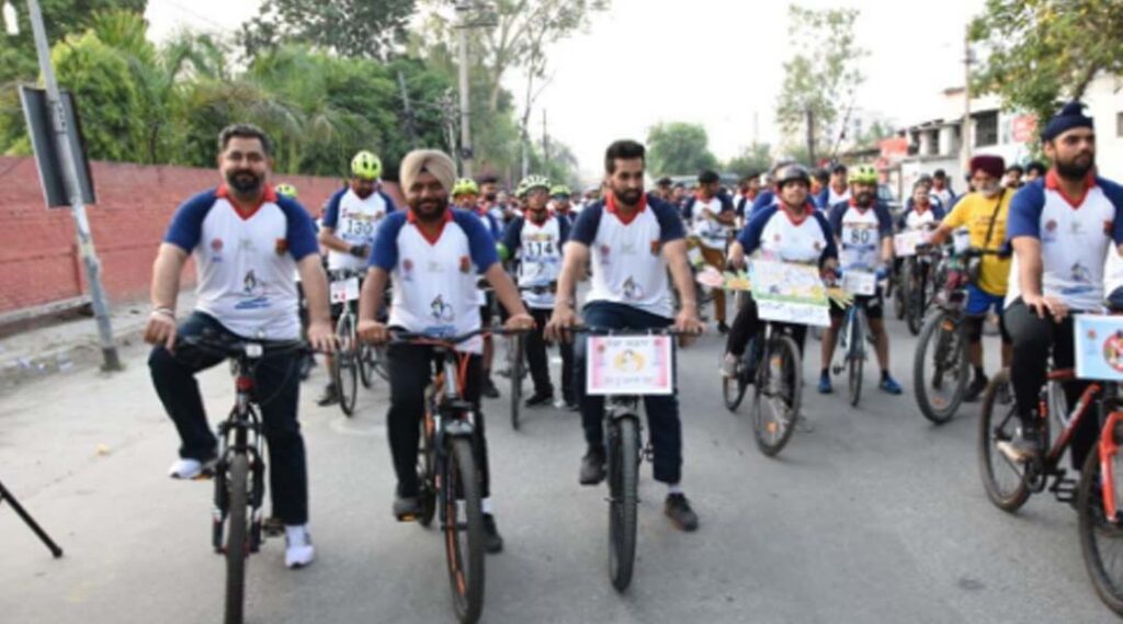 international day against drugs Jalandhar Cycle rally taken out from police line CP Jalandhar gave green signal Punjab