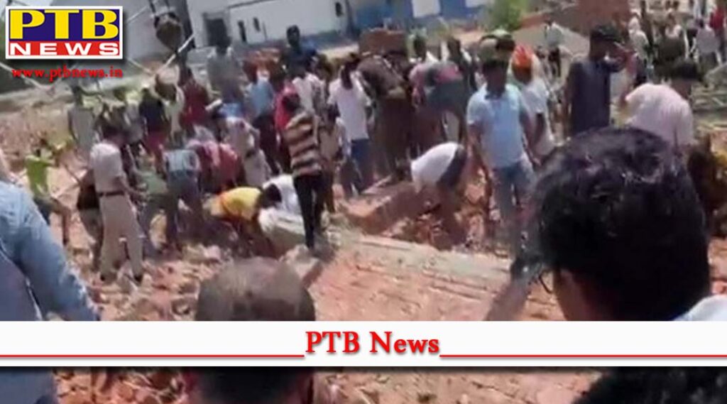 major accident in delhi 6 workers died after collapse of under construction warehouse wall