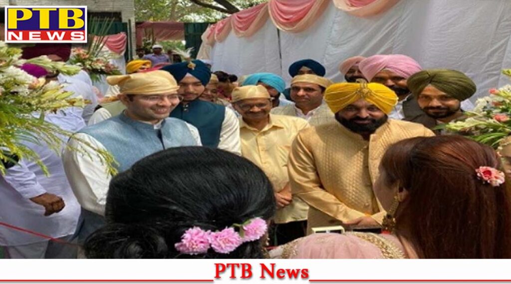 CM Punjab bhagwant mann and Dr gurpreet kuar marriage punjab chandigarh