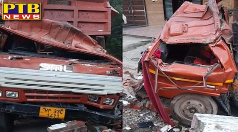 3 people killed after a truck rammed into a house in mandi