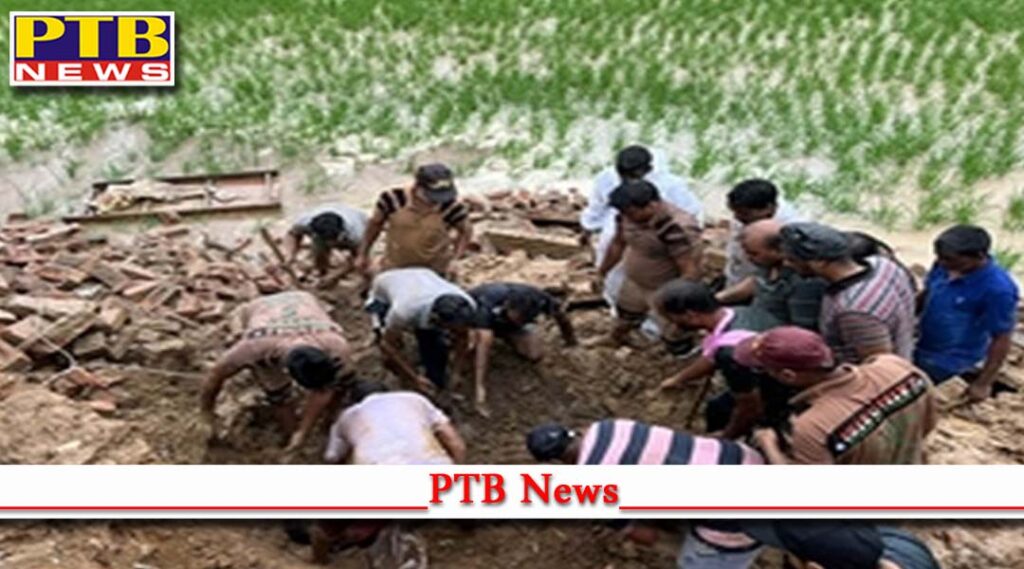 ludhiana four family members haryana died after house wall collasped heavy rain patiala punjab PTB Big News