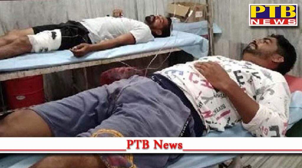 Unknown assailants opened fire on two real brothers Punjab Police engaged in investigation Batala Punjab PTB