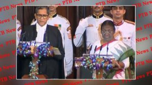 draupadi murmu became the 15th president of the country cji administered the oath India