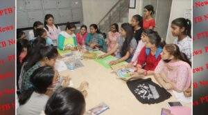 PG Department of Fashion Designing PCM SD College organized a two day workshop on 'Fabric Painting and Liquid Embroidery'
