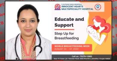 Innocent Hearts Multispeciality Hospital Celebrated World Breast Feeding Week