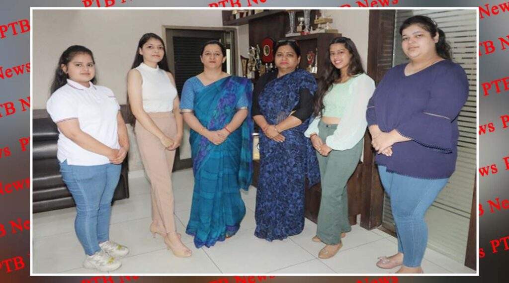 Excellent performance by the girl students of BBF (Beauty and Body Fitness) of PCM SD College Jalandhar