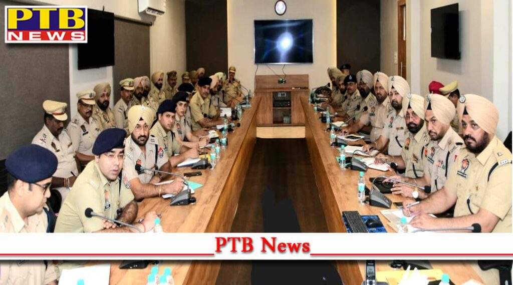ADGP Welfare Punjab IPS Arpit Shukla reached Jalandhar an important meeting with all the officers of the district police Punjab