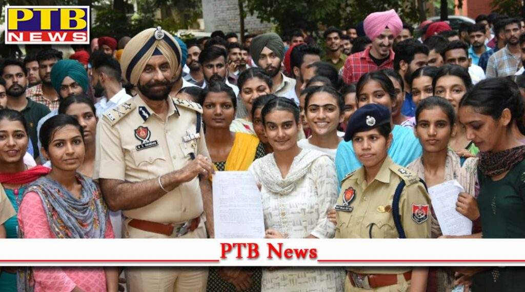 Jalandhar Police Commissioner Gursharan Singh Sandhu distributed appointment letters to 162 male constables and 75 female constables