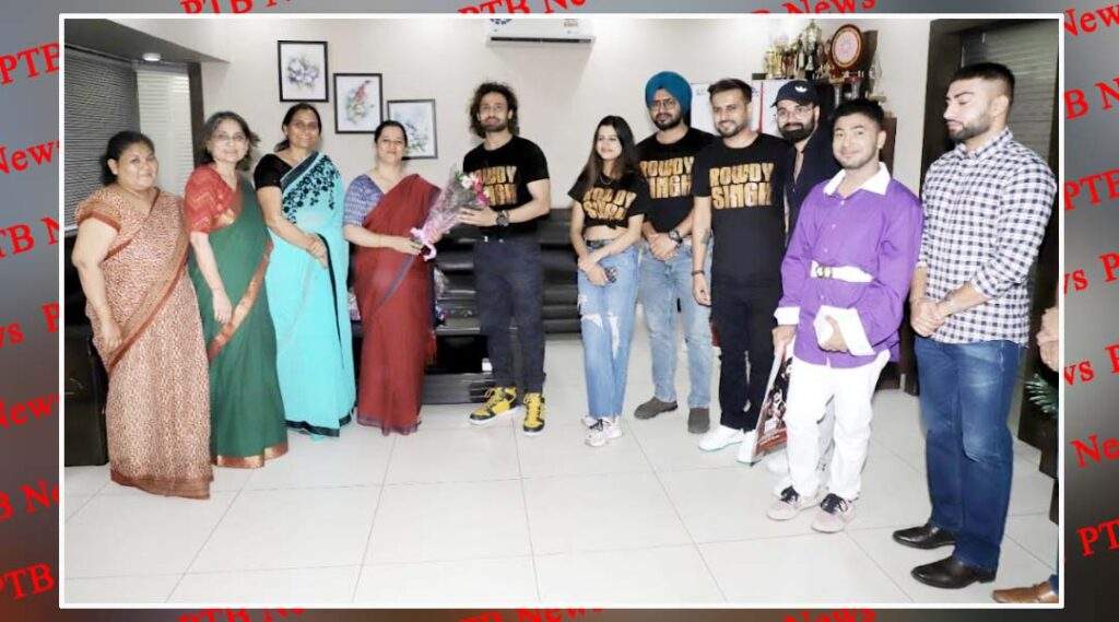 Promotion of the movie "Rowdy Singh" at PCM SD College for Women Jalandhar