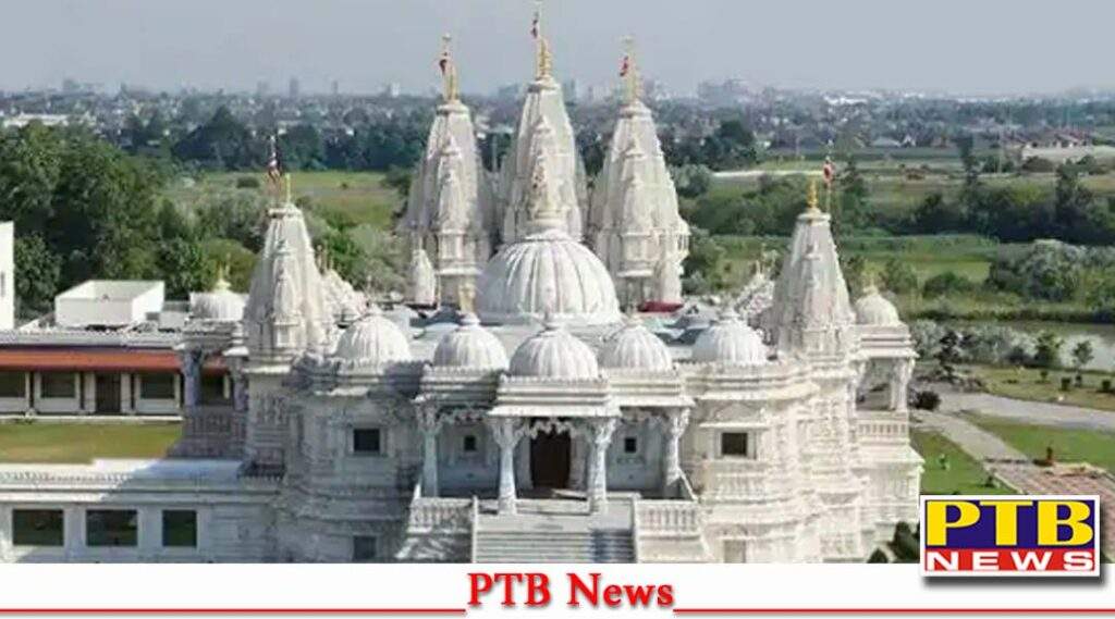 swaminarayan temple vandalized canada anti india slogans written on the walls Toronto