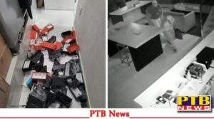 punjab ludhiana thieves stolen 28 mobile phones from showroom ludhiana city punjab