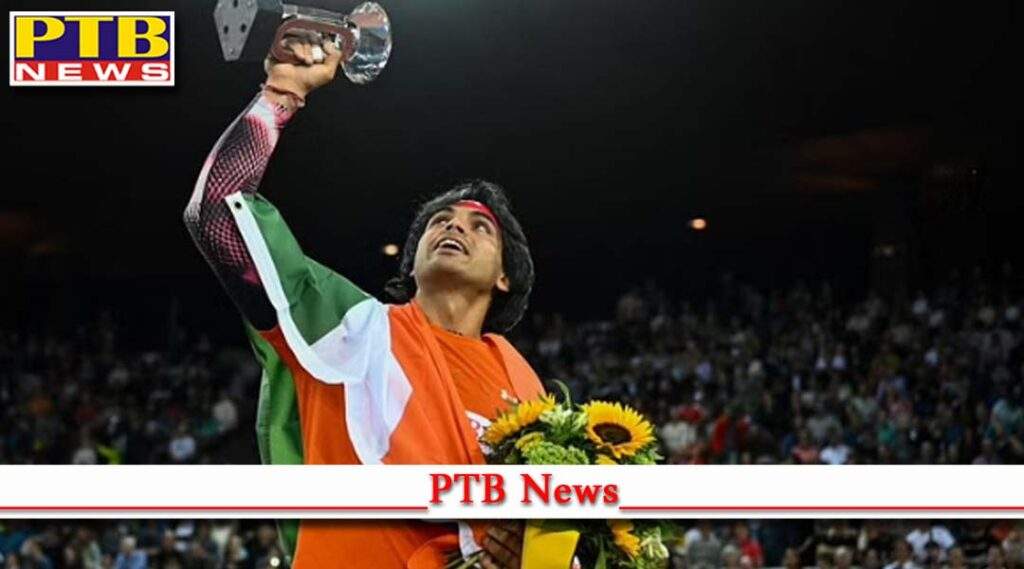 neeraj chopra creates history again becomes first indian win diamond trophy