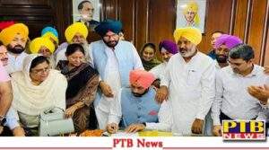 aap state secretary amandeep mohi took over president markfed minister harpal cheema and other ministers congratulated