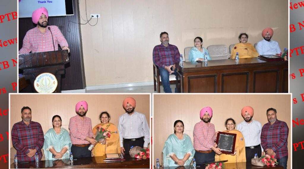 Professor Arunjit Kaur Head of Post Graduate Chemistry Department of Lyallpur Khalsa College retired after rendering excellent services