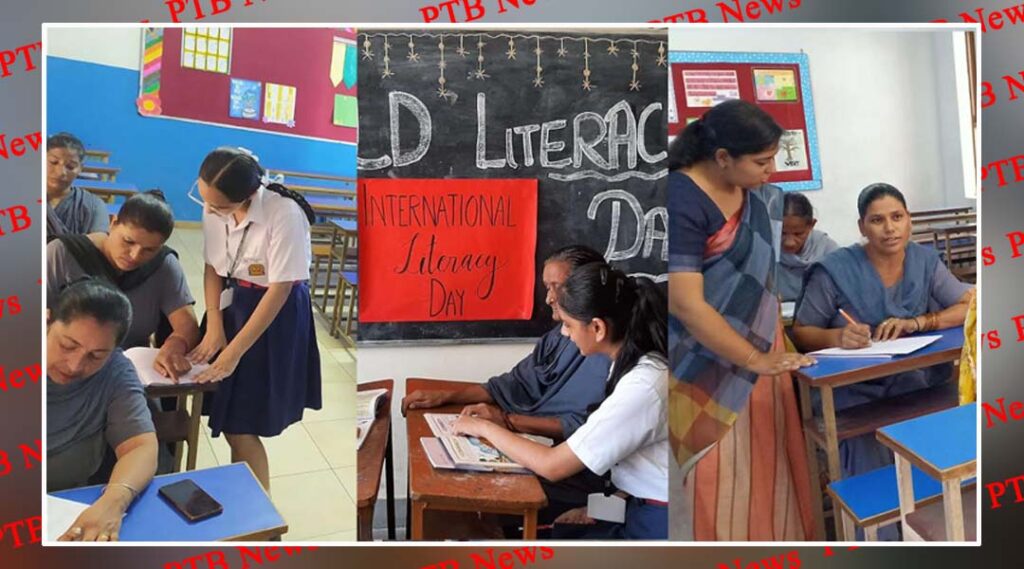 The ambassadors of Literary Club of Innocent Hearts celebrated World Literacy Day