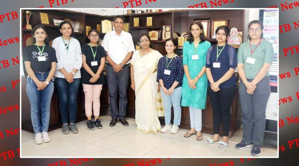 B.Sc. (Biotech) 2nd Year student of HMV got University Positions