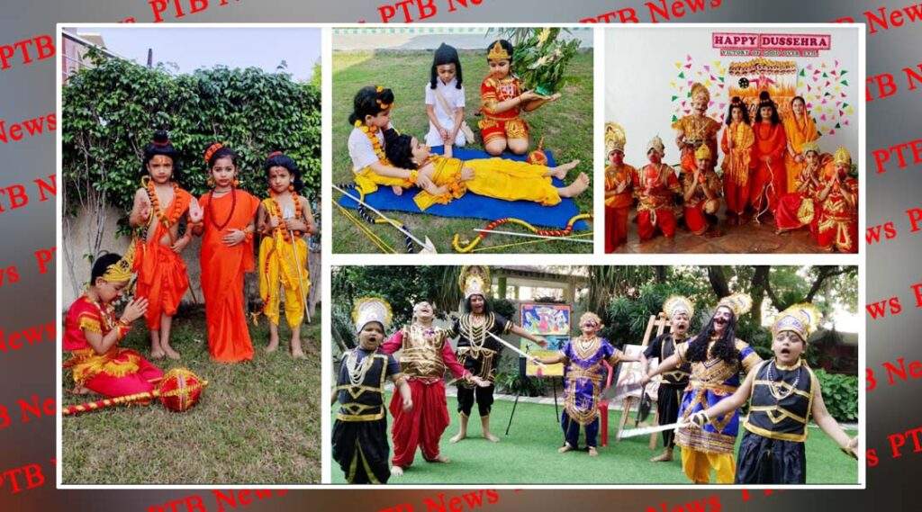 All five schools of Innocent Hearts celebrated Vijyadashmi festival with gusto