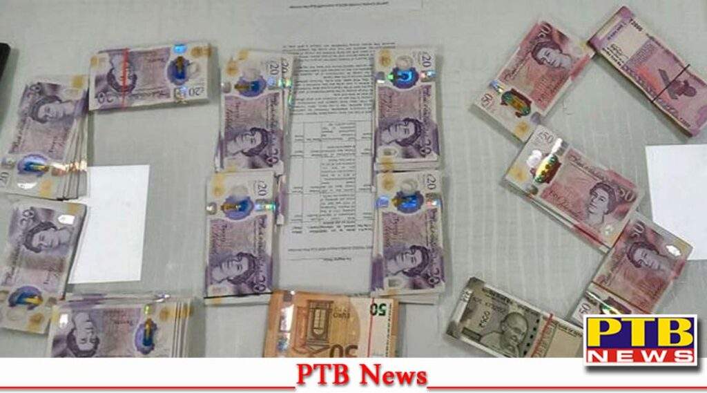 foreign currency worth rs 10 14 lakh and indian currency worth rs 1 50 lakh recovered from passenger Amritsar