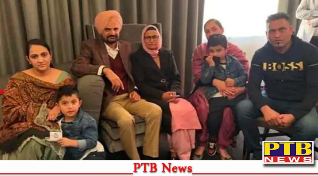 punjab amritsar news sidhu moosewala father mother meet sandeep nangal ambian family in uk