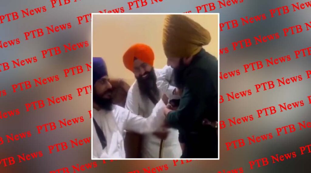 punjab amritsar sudhir suri murder case accused sandeep sandy video with amritpal PTB Big News Amritsar punjab