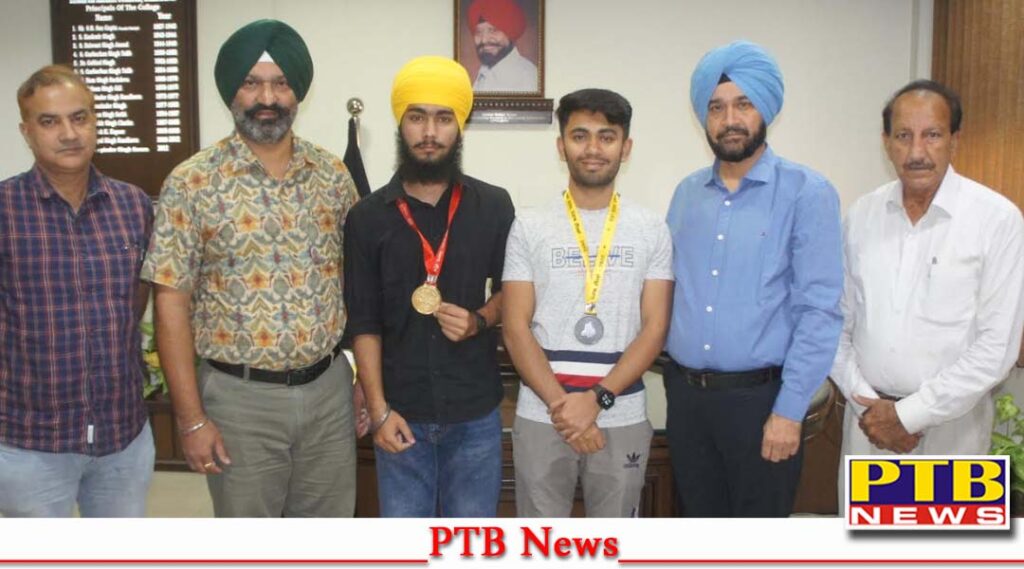 Students of Lyallpur Khalsa College won medals in the games of Punjab