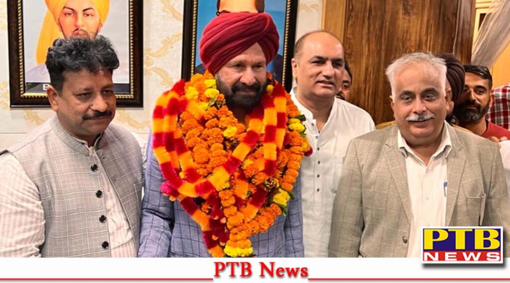 Jagtar Singh Sangheda took over as the chairman of Jalandhar Improvement Trust Punjab