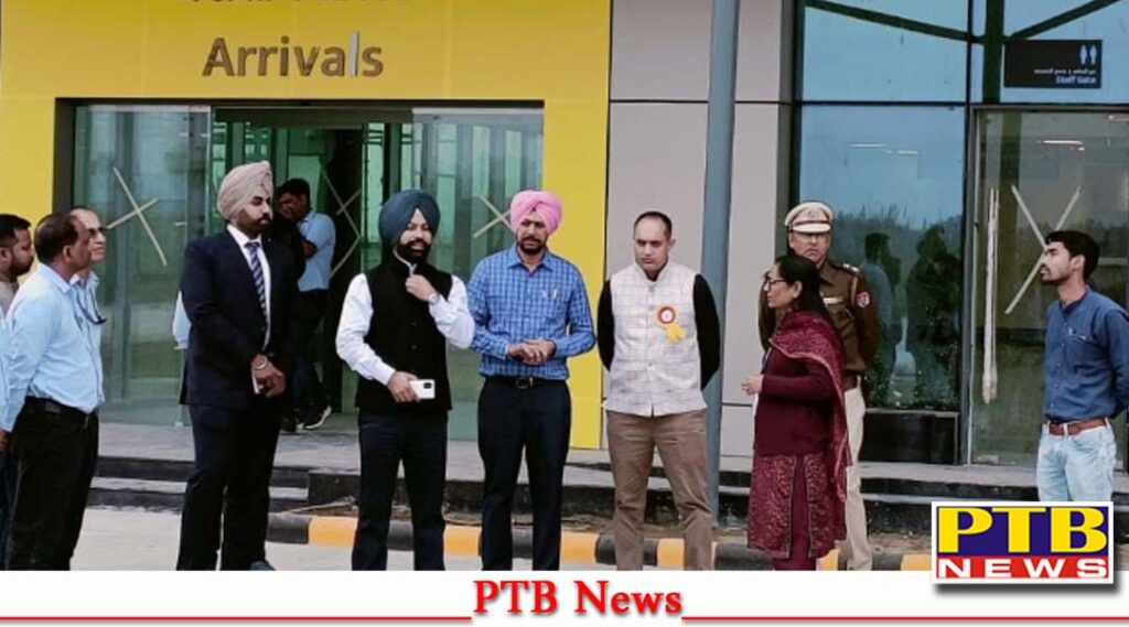 The Deputy Commissioner IAS Jaspreet Singh instructed the officers to expedite the remaining work at the terminal of Adampur Airport Jalandhar