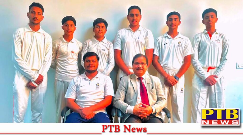 Six players of Gems Cambridge International School Hoshiarpur were selected in the state level cricket tournament Jalandhar