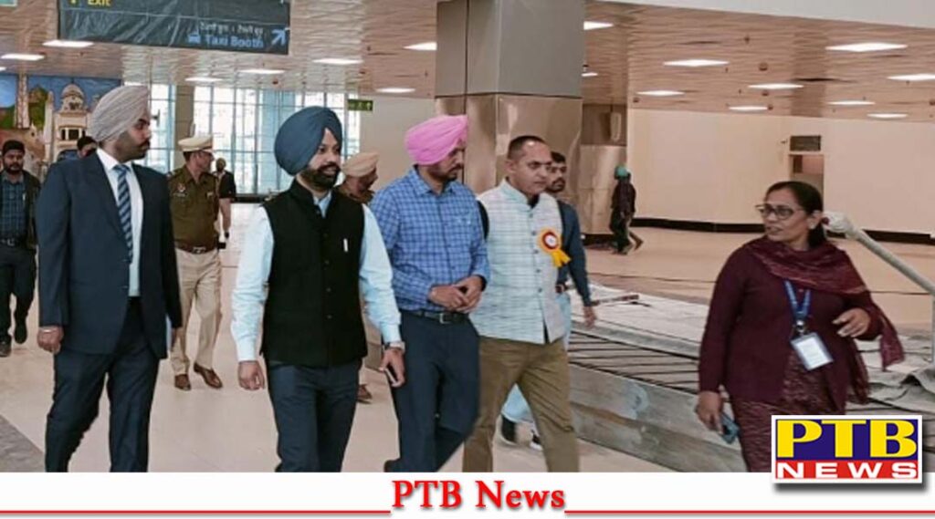 The Deputy Commissioner IAS Jaspreet Singh instructed the officers to expedite the remaining work at the terminal of Adampur Airport Jalandhar