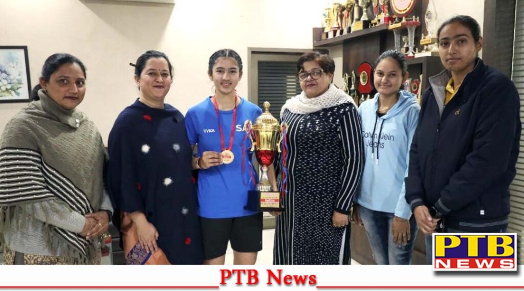PCM SD Senior Secondary School student participated in state level under-19 tournament and made place in Khelo India Championship Jalandhar