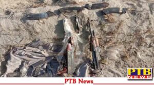 punjab amritsar news bsf recovered 2 ak47 from india pak border firozpur