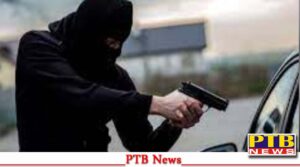 during test drive salesman off car showing pistol young man fled with car Punjab Amritsar
