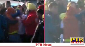 punjab hosiarpur punjab security lapse rahul gandhi bharat jodo yatra youth tried hug him during pad yatra hoshiarpur