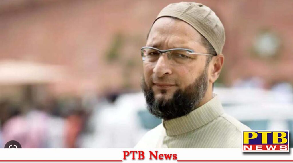 aimim chief owaisis official residence attacked delhi unknown people pelted stones