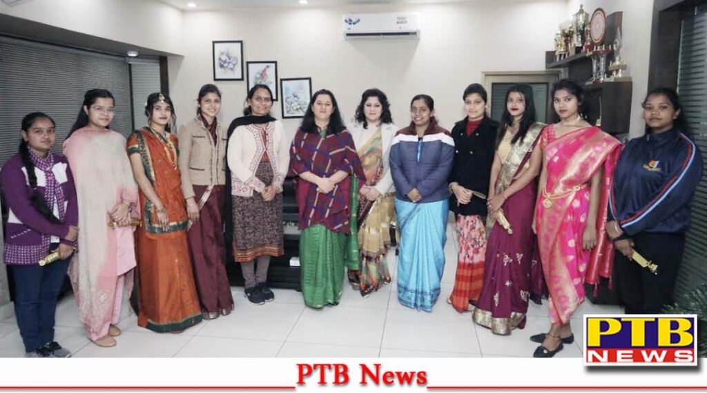 Inter class competition on Saree Styling organized by PG Department of Fashion Designing PCM SD College for Women Jalandhar
