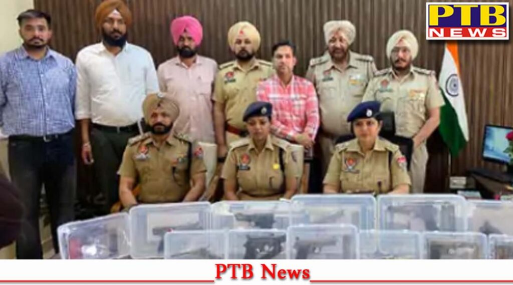 ludhiana Punjab police arrest 6 henchmen gangster lovejit kang illegal weapons recovered Big Crime News PTB News