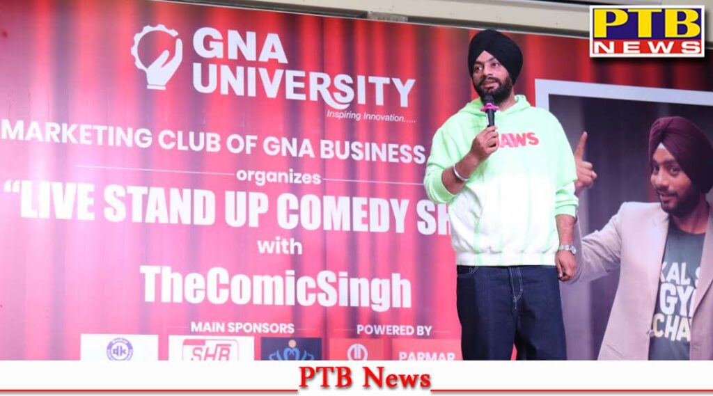 The Live Stand-Up Comedy Show at GNA University Jalandhar Phagwara