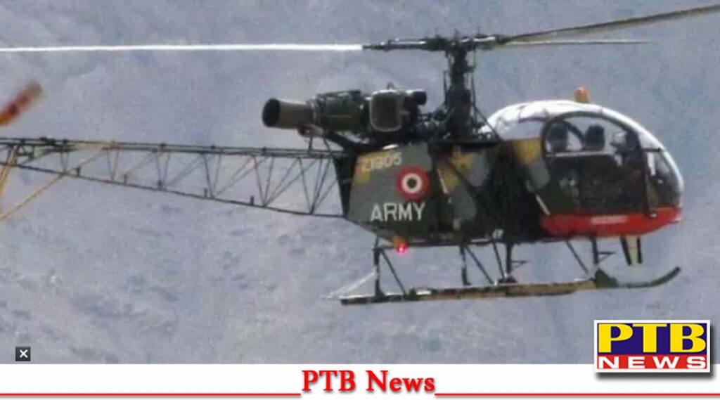 indian army cheetah helicopter crash arunachal pradesh mandala hills searc operation pilots started Big News