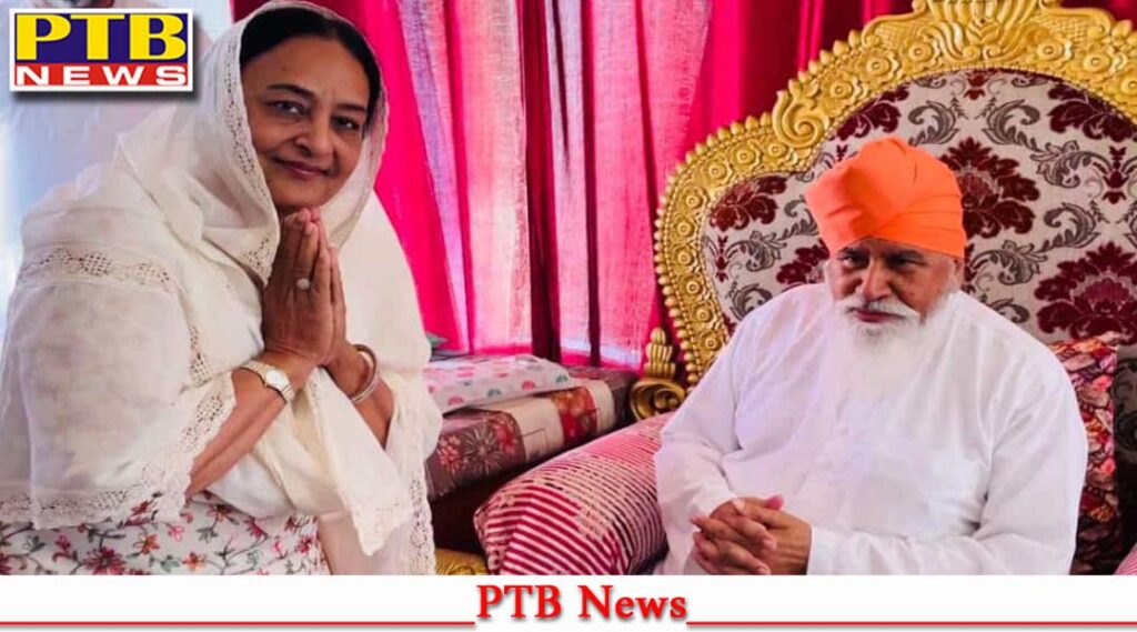 Congress candidate Karamjit Kaur Chaudhary Pratap Singh Bajwa and senior Congress leaders paid obeisance at different Deras Jalandhar