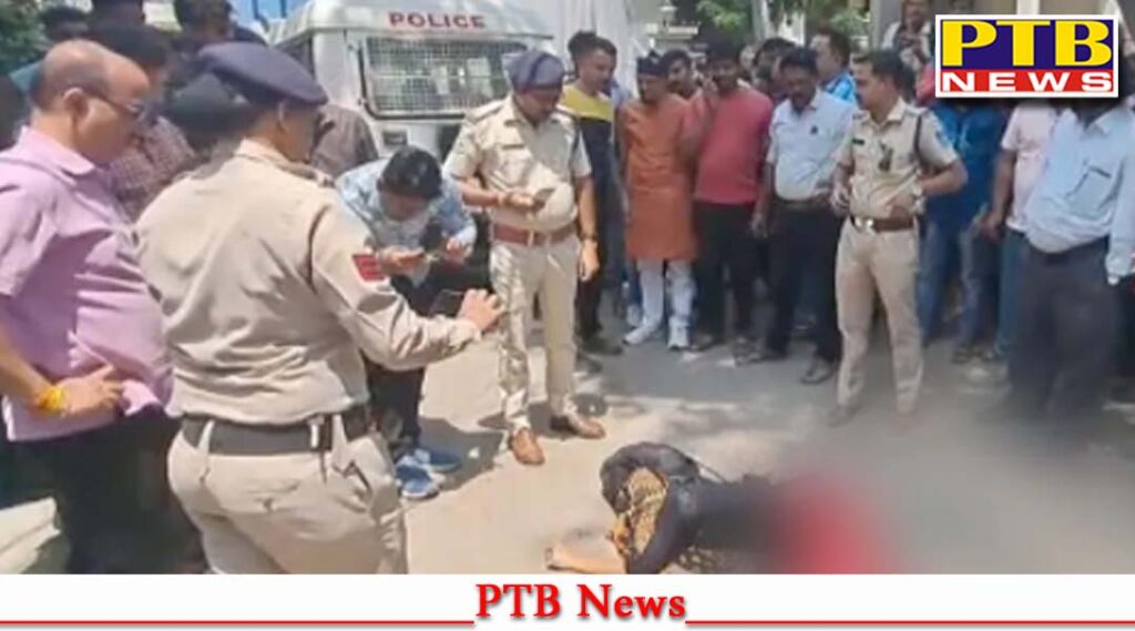 girl shot dead after refusing marry in madhya pradesh Indiscriminate firing on the police who reached to arrest