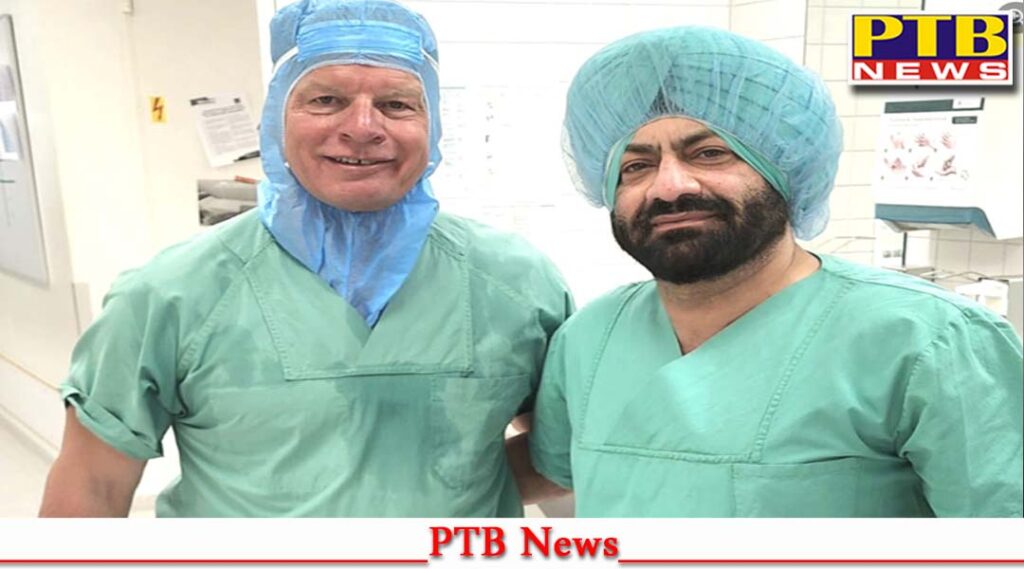 Dr Harprit Singh of Orthonova Hospital raised the prestige of his Punjab in Germany performed 7 complex operations in a single day Jalandhar visit Helios Endoklimik Hamburg