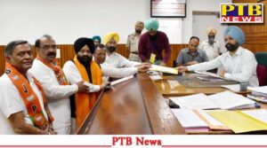 BJP candidate Inder Iqbal Singh Atwal files nomination for Jalandhar Lok Sabha by election Jalandhar