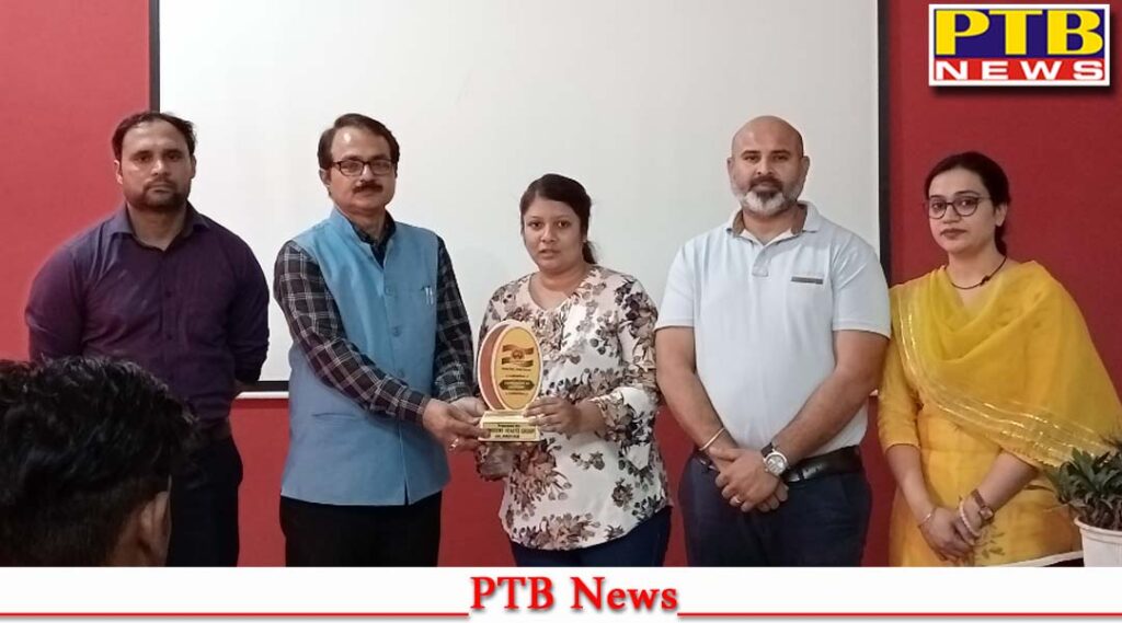 Students of School of IT of Innocent Hearts Group of Institutions got inspired by campus Alumna