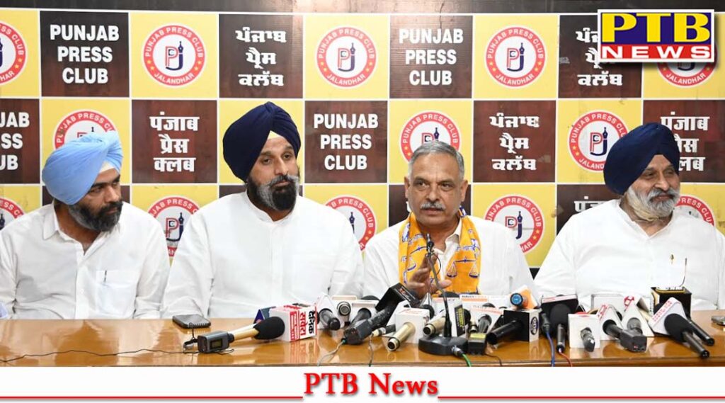 Shiromani akali dal demands imm arrest of AAP mla Goldy Kamboj saying his father Surinder had taken the Rs 10 lakh bribe on his behalf Loksbha byelection Punjab