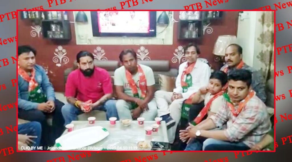 Jalandhar Cantt BJP workers encouraged listening historic 100th episode Prime Minister Modi Mann Ki Baat program Brajesh Sharma