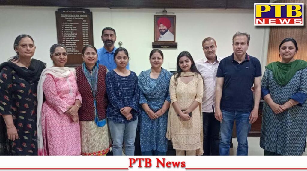 MA from Lyallpur Khalsa College. (English) 1st semester result is excellent Jalandhar